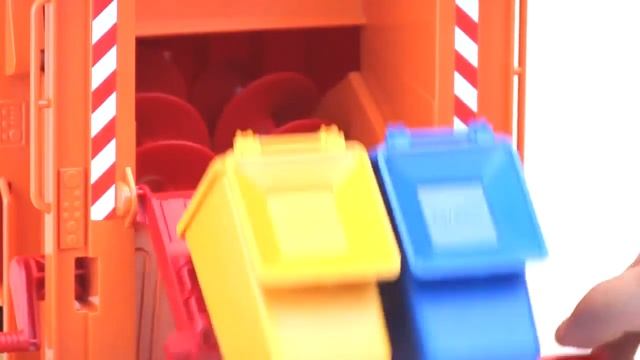 Мусоровоз MAN цвет оранжевый, 02-762 02762 Bruder Спецтехника игрушка подарок смотреть онлайн