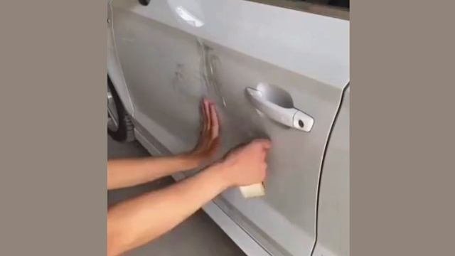 Удаляем вмятину. Лайфак.