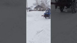 мтз 80 с куном чистим снег, 8 марта2021