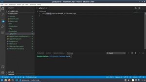 Como agregar Git a una WebAPI de .Net Core en Linux