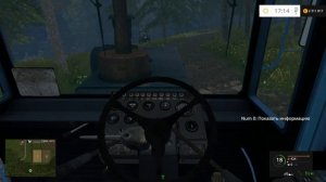 FS15- Начало заготовки леса на тракторах Т 150к09 25 и Мтз 82 с куном