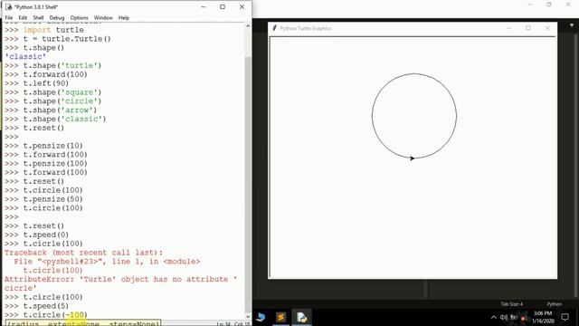 pyTurtle 5 | Changing turtle properties | python | #pyGuru смотреть онлайн