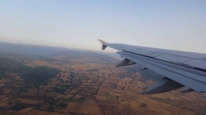 Take off Alitalia Airbus A321 at Alghero airport (Sardinia) - 4K