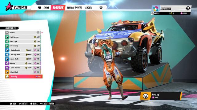 Destruction AllStars Every Skin, Emote & Shout in the Game! All Cosmetic items! смотреть онлайн