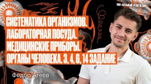 Систематика, приборы и органы человека | Летняя школа ОГЭ по биологии – Федор Агеев