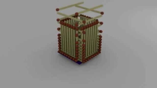 Как сделать кубик из спичек, без клея своими руками Пошаговая инструкция 3D МОДЕЛЬ смотреть онлайн