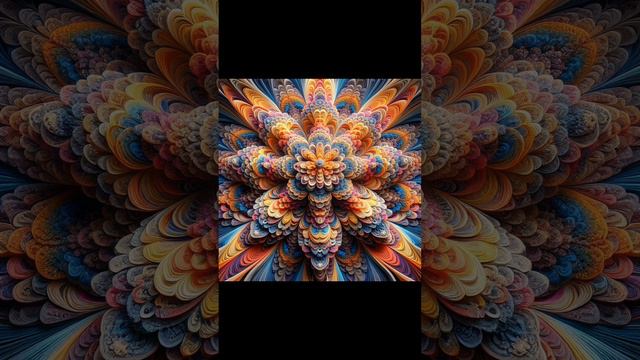 Очень красивый и необычный трёхмерный узор