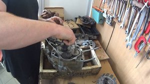 Сборка двигателя HONDA CRF 250R