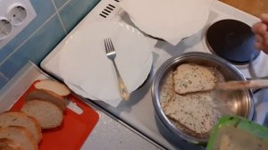 Батон зачерствел, приготовим быстрый и вкусный завтрак