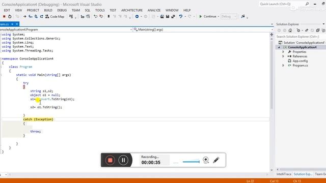 Convert.tostring() Vs Tostring() Method смотреть онлайн
