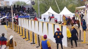 Рыцарский Турнир Святого Георгия, Конные Бои на копьях, Коломенское 2015