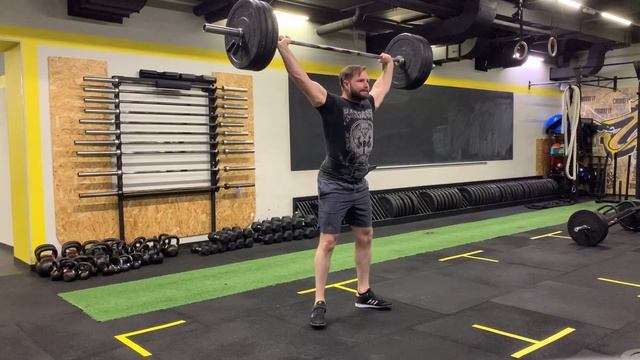 Рывок в стойку с виса 80 кг смотреть онлайн