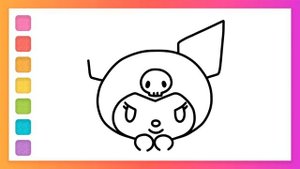 How to draw Kuromi hello kitty
