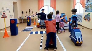 Детский сад "Золотая рыбка".
ПДД и дети.