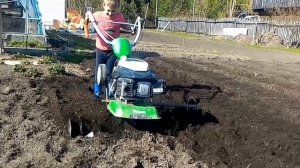 Viking 585 Вспашка культиватором