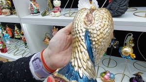 Магазин редких ёлочных игрушек на выставке в ГОСТИНОМ ДВОРЕ. Москва.