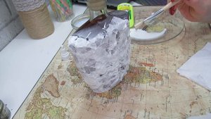 Декупаж бутылки, Мастер класс!