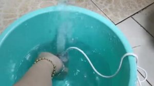 Test máy bơm chìm mini 12V JT-500 JT-550