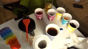 РАДУЖНОЕ ОКРАШИВАНИЕ | Покрасила волосы подружке в радугу