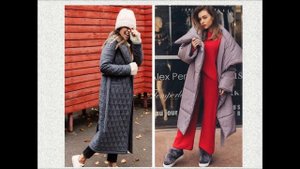 Модный длинный пуховик - как и с чем стильно носить