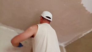 Как заармировать потолок сеткой в одиночку.