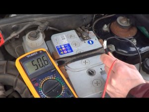 Измерения тока утечки в автомобиле