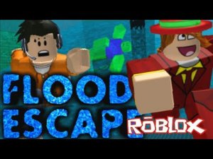 Паркур и ПОБЕГ от НАВОДНЕНИЯ в Roblox! _ Parkour and FLOOD ESCAPE in Roblox!