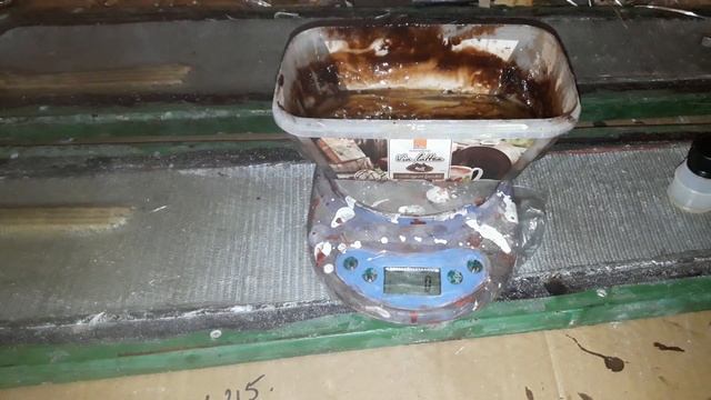 Приготовление клея для склейки лопасти