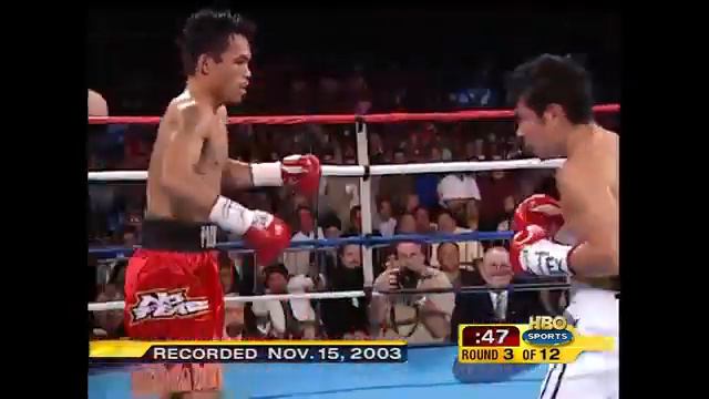 Manny pacquiao vs Marco Antonio Barrera round 3 смотреть онлайн