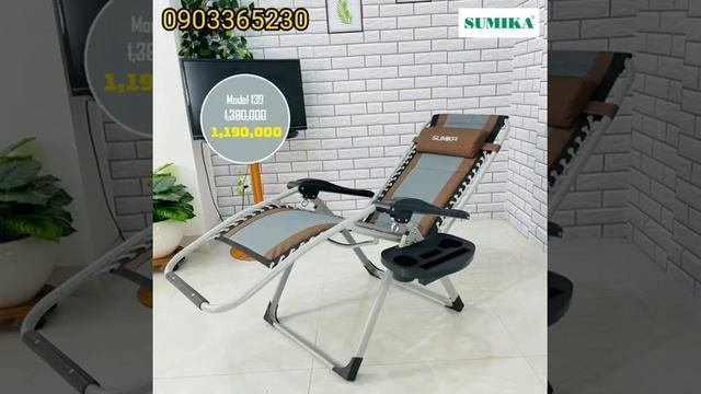 GHẾ XÉP THƯ GIÃN SUMIKA MODEL 139 FREE SHIP TOÀN QUỐC