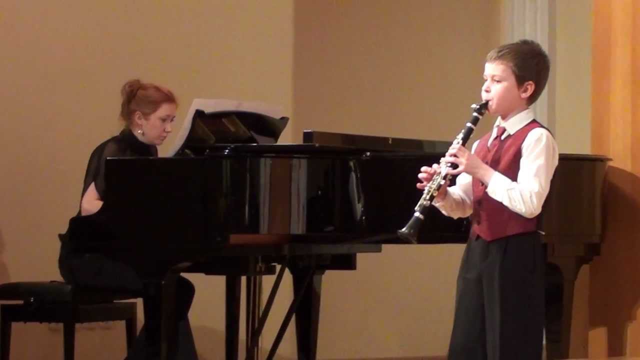 Д. Мийо Маленький концерт для кларнета и ф-но смотреть онлайн