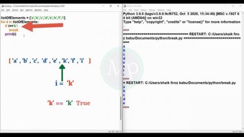 #74 Python Break Statement In Telugu | Greatest Divisor Program In Python In Telugu | Python Telugu