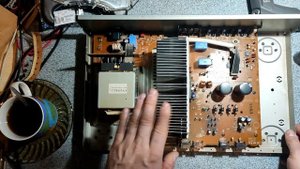 Усилитель Technics SU V500 обзор, ремонт, "мы достигли дна"