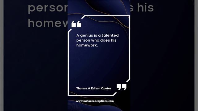 Thomas A Edison Quotes Captions For Instagram |  #Thomas #A #Edison #Quotes #Captions