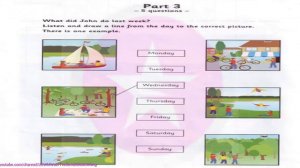 Movers 3 Test 1  - Cambridge Young Learners English (YLE) -  Second Editor