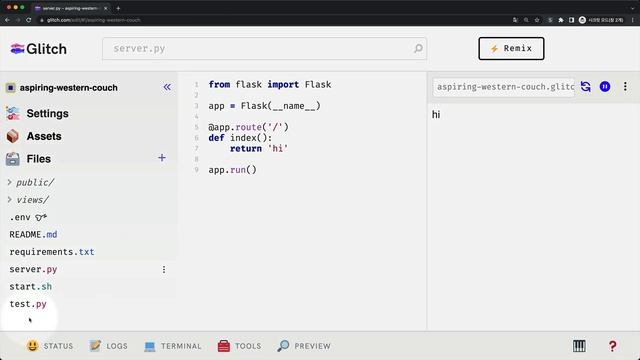 Flask web framework - 2.2. 온라인 서비스로 개발환경셋팅 смотреть онлайн