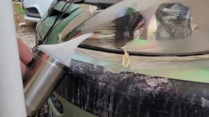 Полировка фар дихлорэтаном. 28руб.