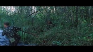 Из к/ф "В зоне особого внимания":  Гвардейцы десантники, вы окружены! Мы предлагаем...и наше радуши