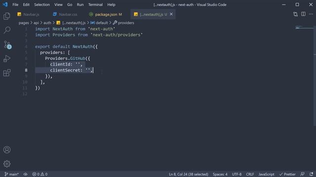 Next.js Tutorial - 68 - NextAuth Setup смотреть онлайн