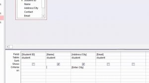 Design a Simple Query in MS Access | MS Access tutorial lesson-4 | What is query in ms access (CC)