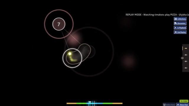 Osu! PIZZA - Ulybka (slow). accuracy 85.87, rank "B" смотреть онлайн