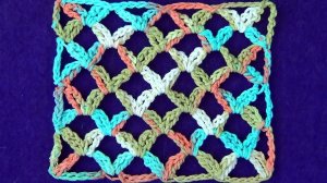 Ажурный узор Сеточка