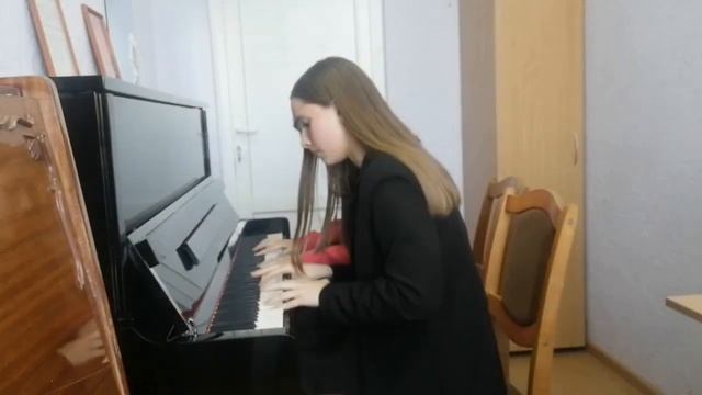 Фортепианный дуэт "Allegro" в составе: Дуйловская Дарья и Лобанова Дарья. Ю. Весняк "Адажио". смотреть онлайн