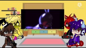 Fnaf 1 reacts to he’ll never be the same and springtrap interview
