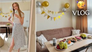 ВЛОГ: Отмечаю ДЕНЬ РОЖДЕНИЯ 27 лет  ШОК что мне подарили?  Кофемашина Vitek, объектив Canon