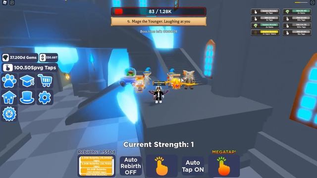 ДАНЖ И 1337 БОССОВ В ТАППИНГ СИМУЛЯТОРЕ! ROBLOX TAPPING SIMULATOR смотреть онлайн