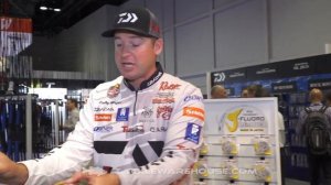 Daiwa J-Fluoro Leader Line & J-Braid Spinning Spool Wraps with Cody Meyer | iCast 2019