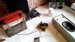 Мощный Усилитель Звука с преобразователем для АВТО