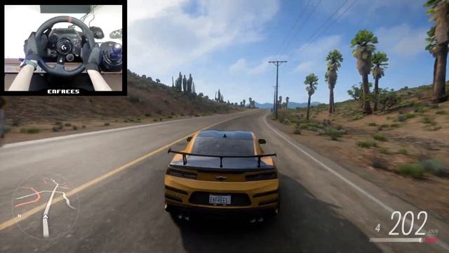 Chevrolet Camaro ZL1 1LE " BUMBLEBEE " - Forza Horizon 5 | Logitech g923 gameplay