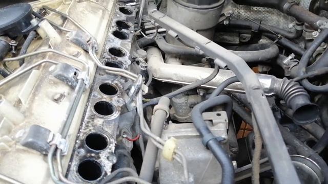 Снятие выпускного коллектора мерседес w140 s300 m606. как проверить свечи накала м606 w140